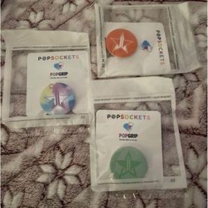 Brand new JS pop sockets. One JS regular logo and One JS Pot leaf logo.